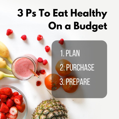 3 Ps To Eat Healthy On a Budget