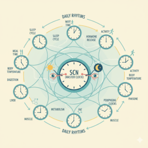 the two clocks