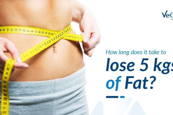 How long does it take to lose 5 kgs of fat?